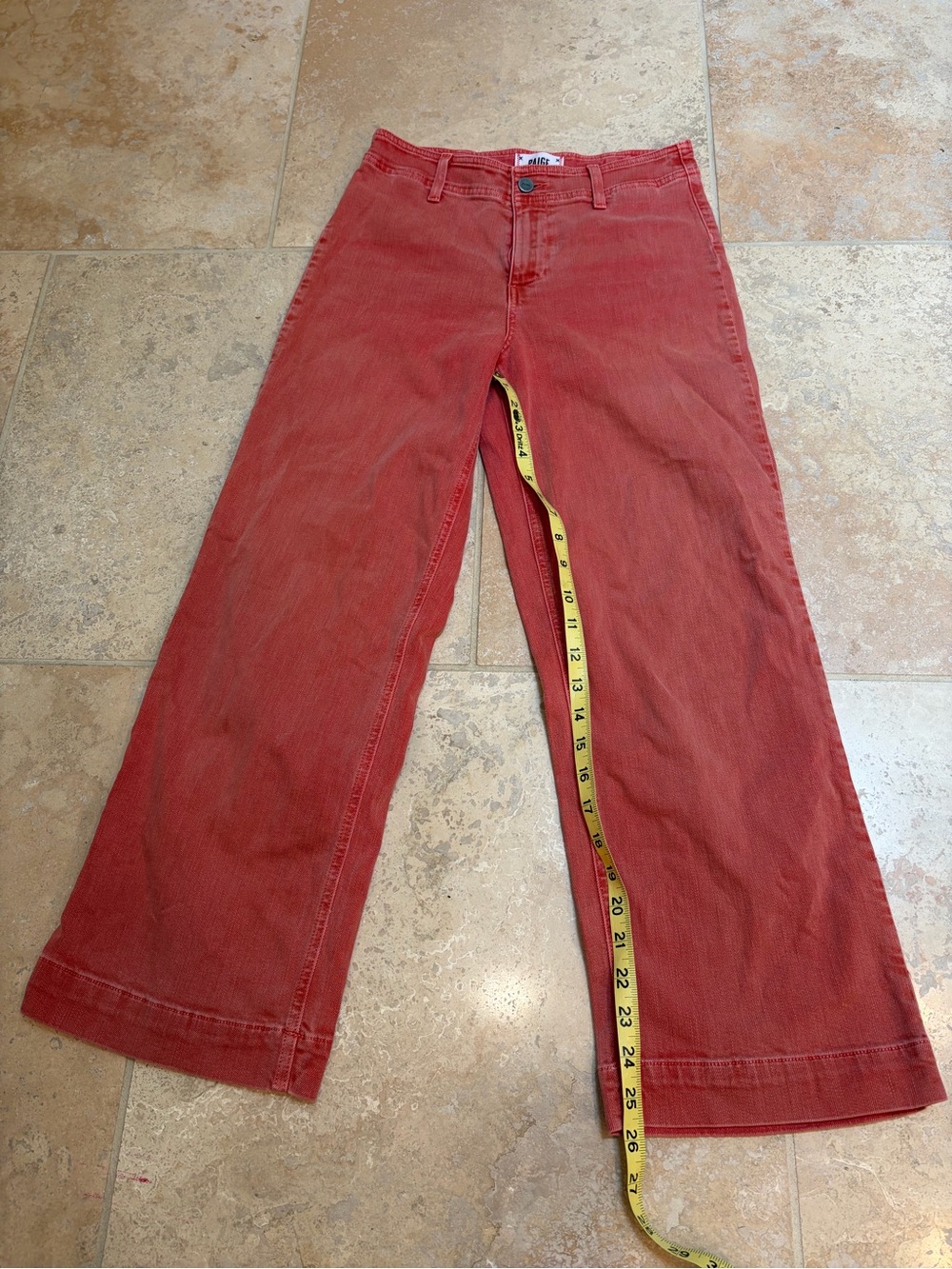 Paige Nellie Culotte Pants in Vintage Firecracker - Picture 3 of 4